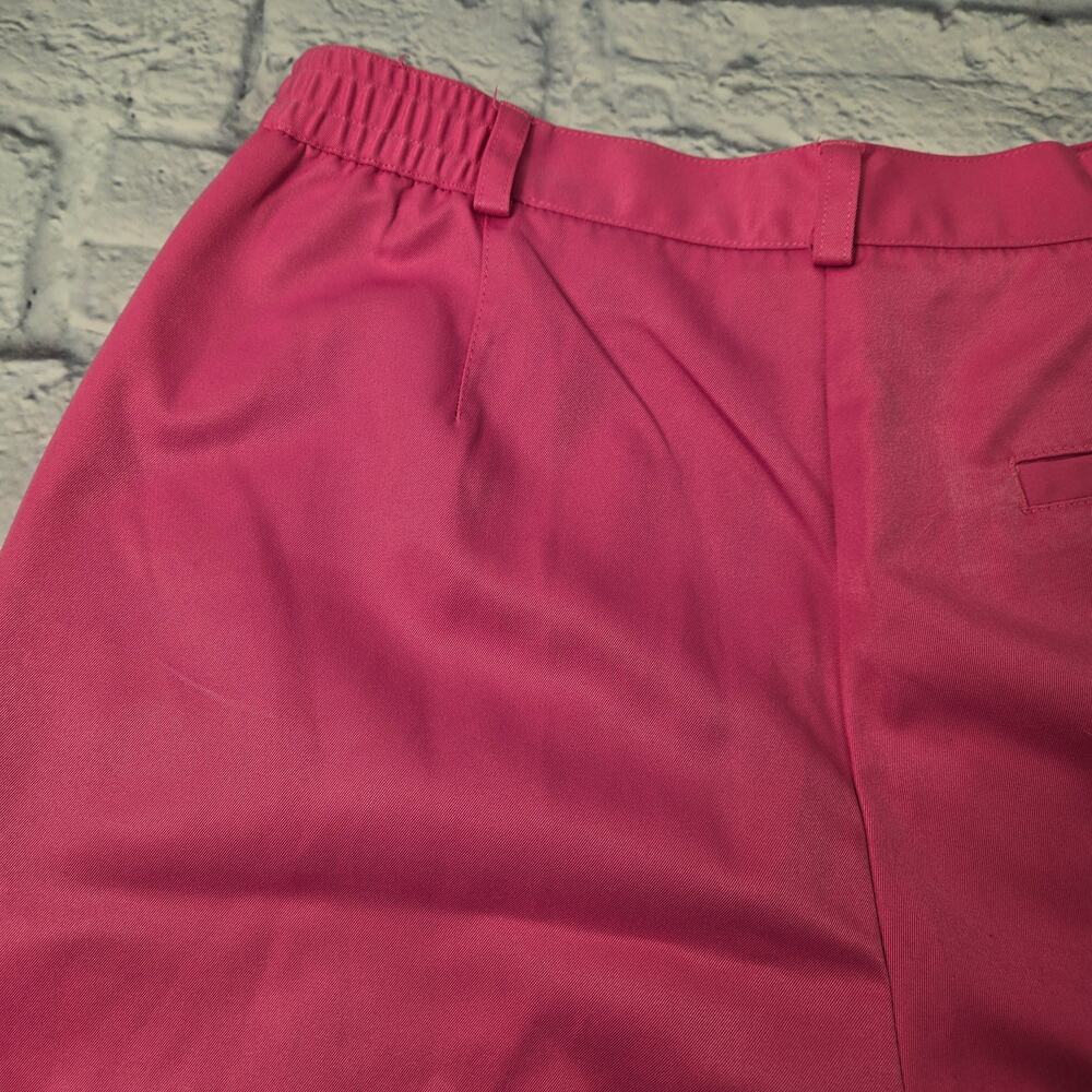 Disney Golf Collection Pink Super High Rise Shorts Resort Preppy size 10 - Picture 9 of 14